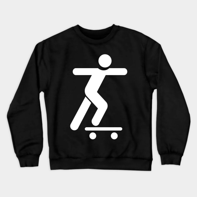 Skateboard (request other colours) Crewneck Sweatshirt by designseventy